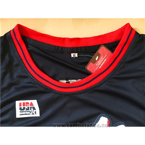 Camiseta USA 1996 Charles Barkley #4 Negro